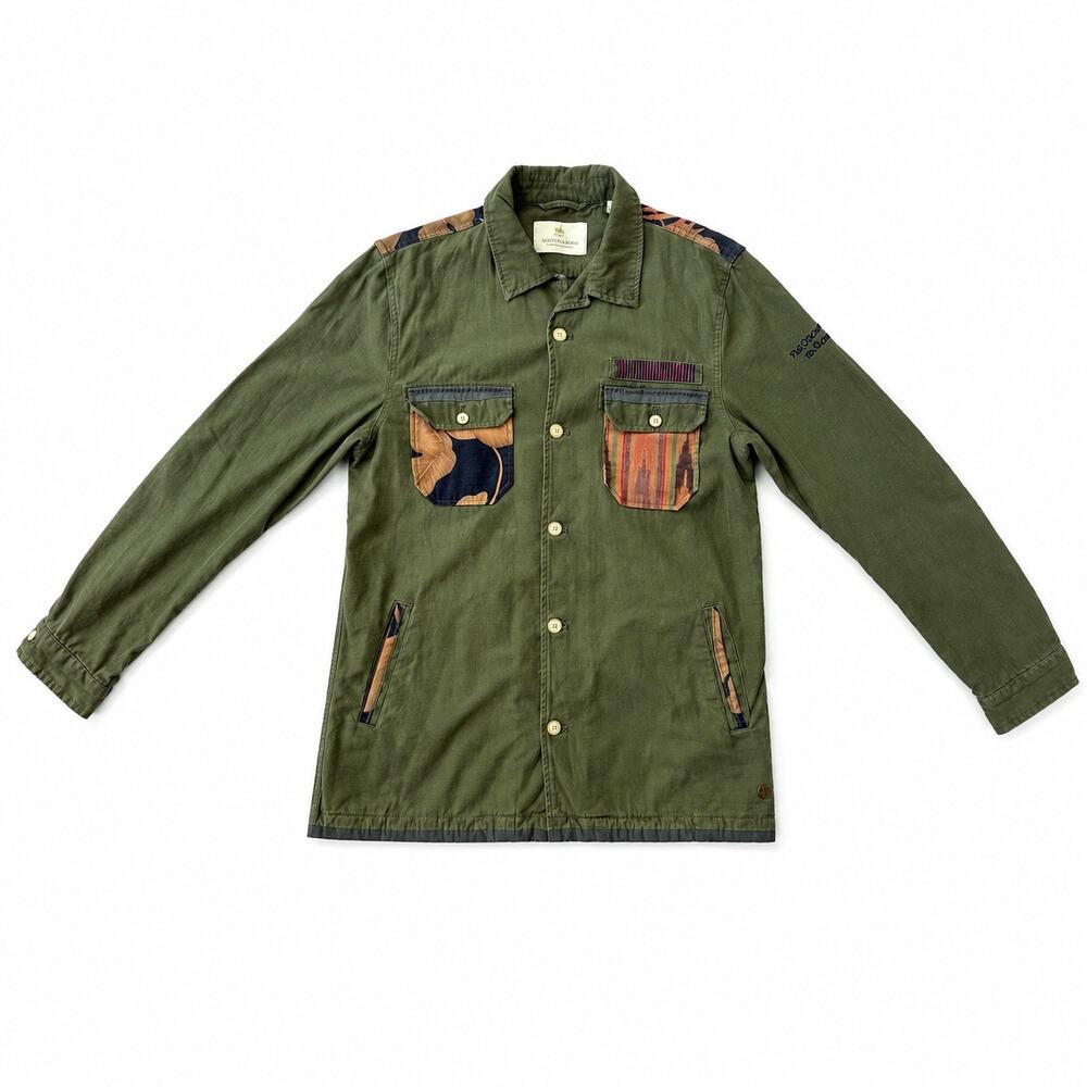 Scotch & Soda Sun Up Patchwork Field Jacket Men’s Size Large